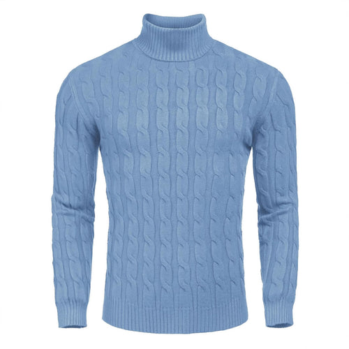 Herren Feinstrickpullover mit hohem Kragen