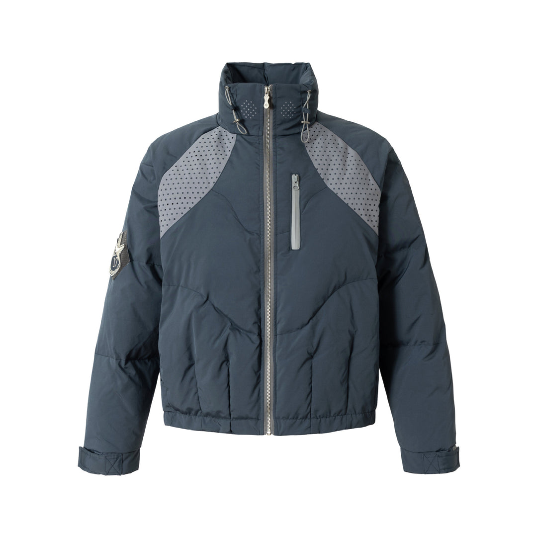 Herren Kurz geschnittener wattierter Winterblouson mit hohem Stehkragen Shop Nory