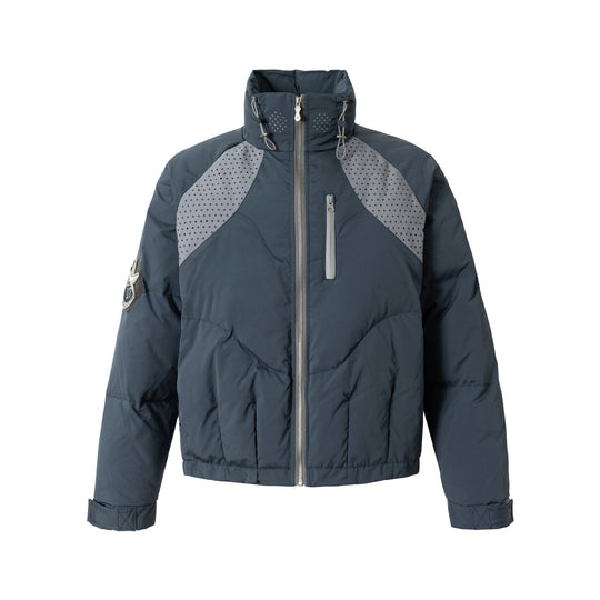 Herren Kurz geschnittener wattierter Winterblouson mit hohem Stehkragen Shop Nory