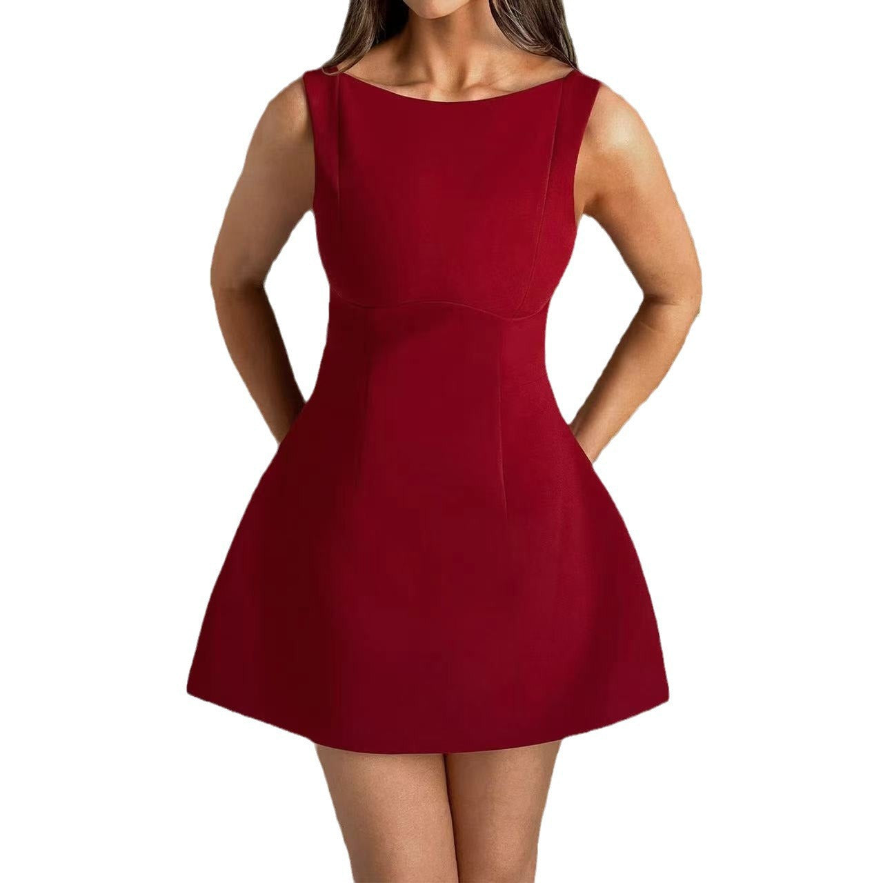 Damen Sommerkleid mit elegantem Schnitt Shopnory