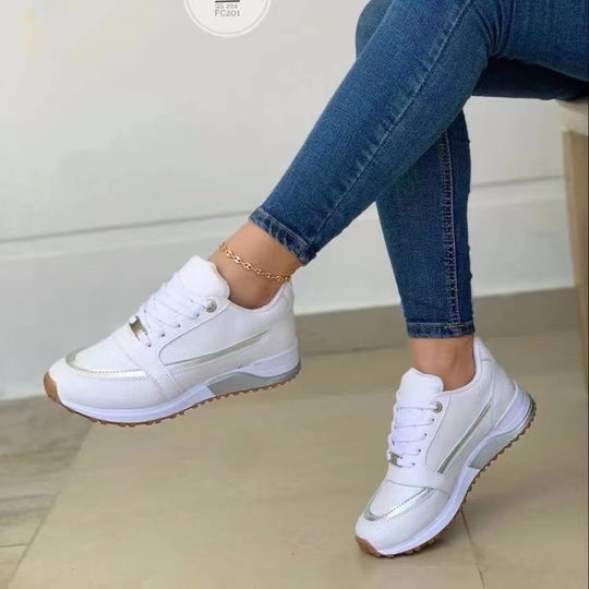Damen Komfort-Keil-Sneaker im Retro-Sportstil Shop Nory