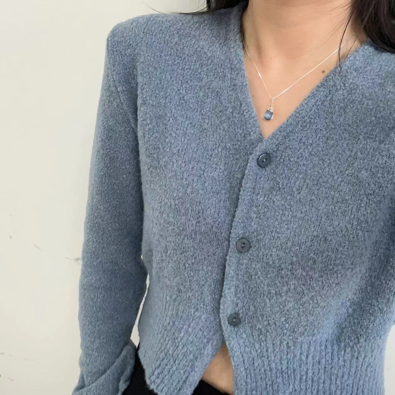 Damen elegante Halskette mit tropfenförmigem Anhänger Shop Nory