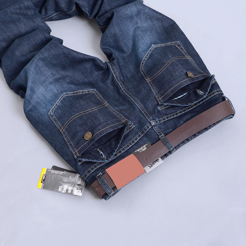 Herren Slim-Fit Jeans mit elastischem Bund und hohem Tragekomfort