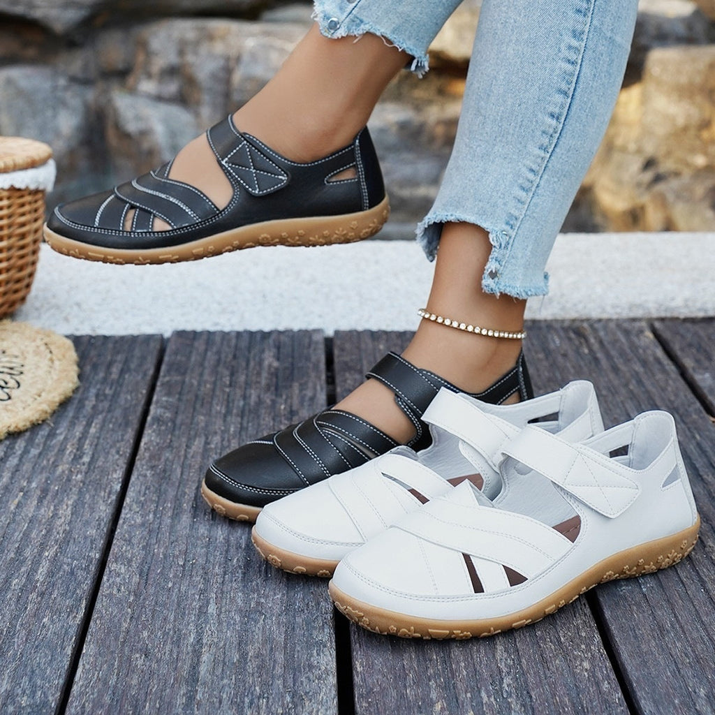 Damen Clogs mit verstellbaren Riemen und rutschfester Sohle