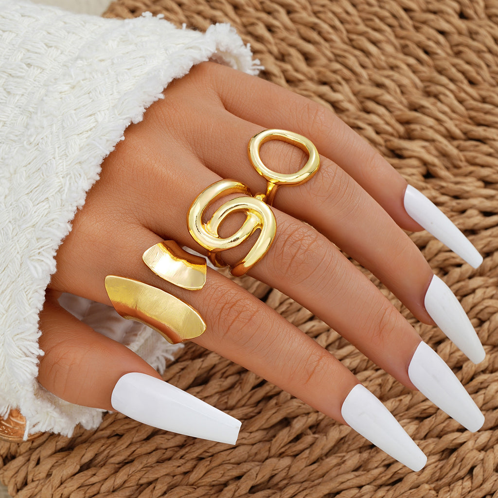 Damen Ring-Set mit einzigartigen, skulpturalen Designs Shop Nory
