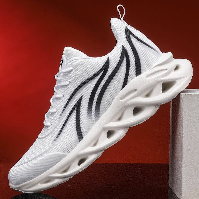 Herren futuristische Wellen-Sohlensneaker mit atmungsaktivem Strickoberteil Shop Nory