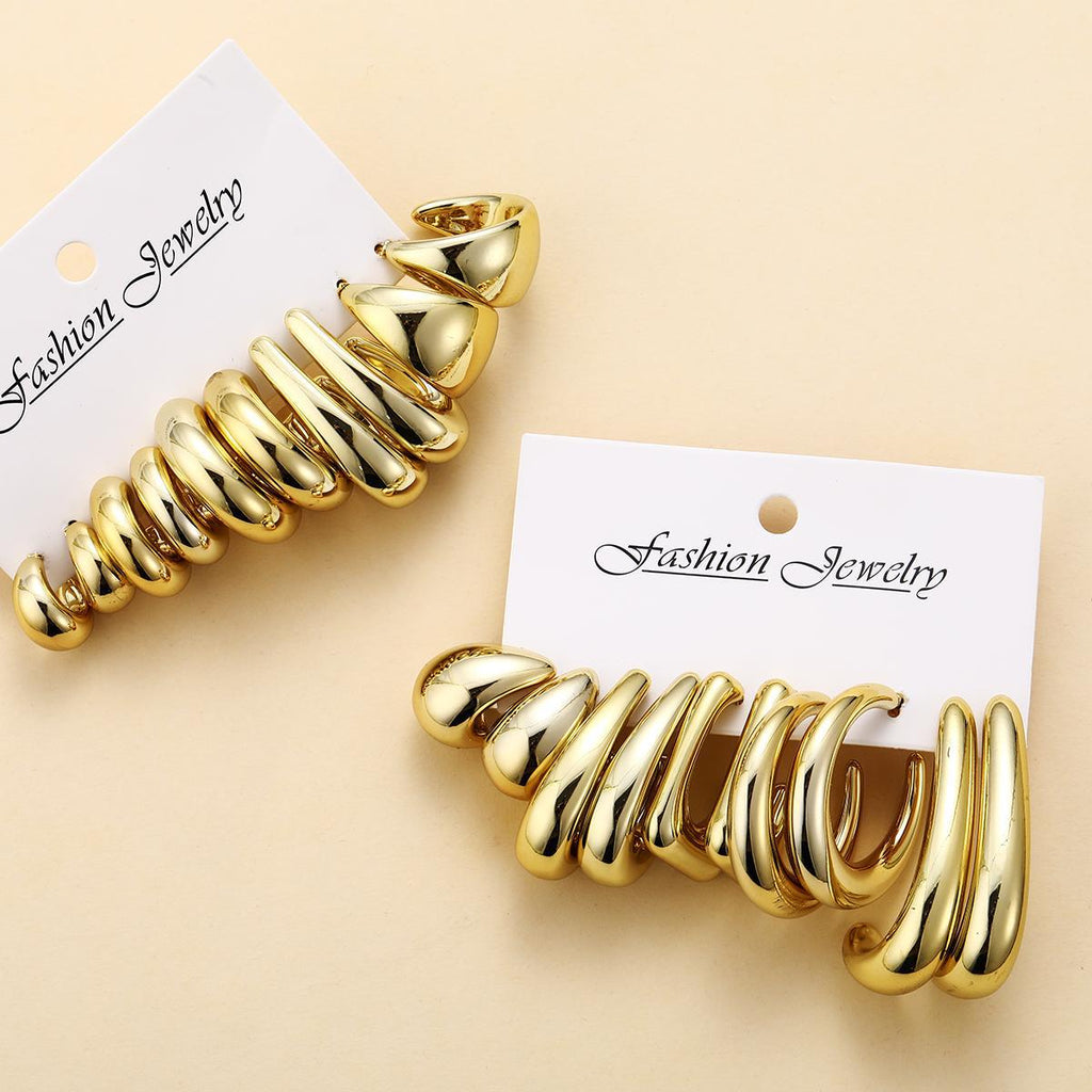 Damen Haargummi-Set mit eleganten goldenen Akzenten Shop Nory
