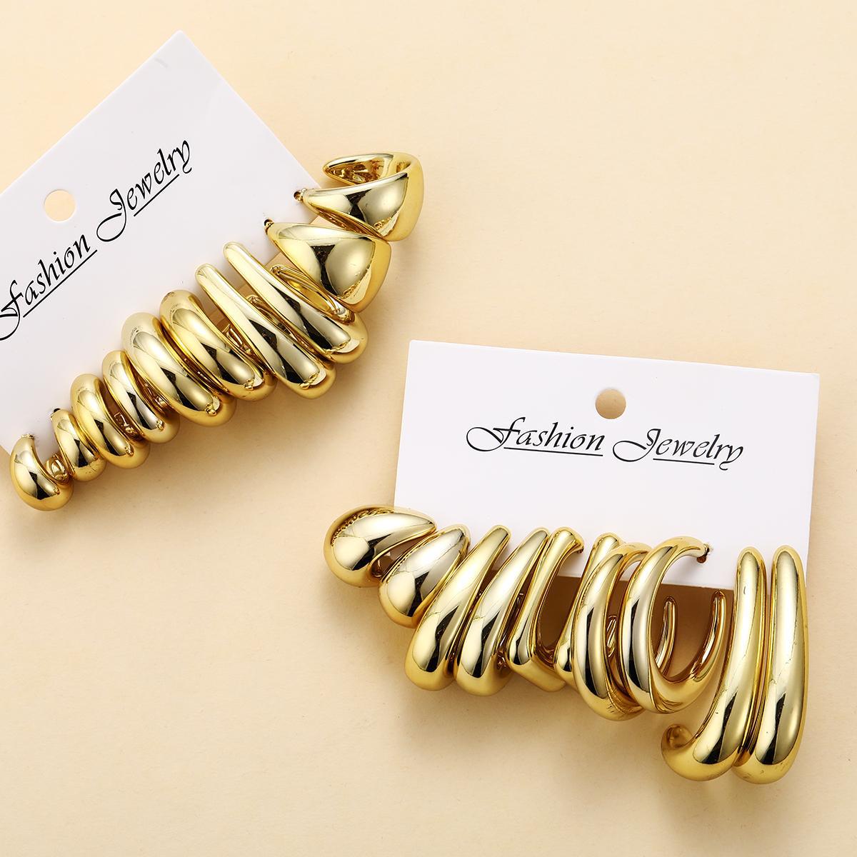 Damen Haargummi-Set mit eleganten goldenen Akzenten Shop Nory