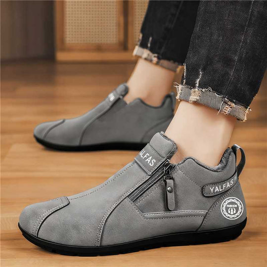 Herren Kurzschaft-Sneaker mit seitlichem Reißverschluss und gepolsterter Komfortsohle Shop Nory