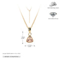 Damen Halskette mit luxuriösem Zirkonanhänger Shop Nory