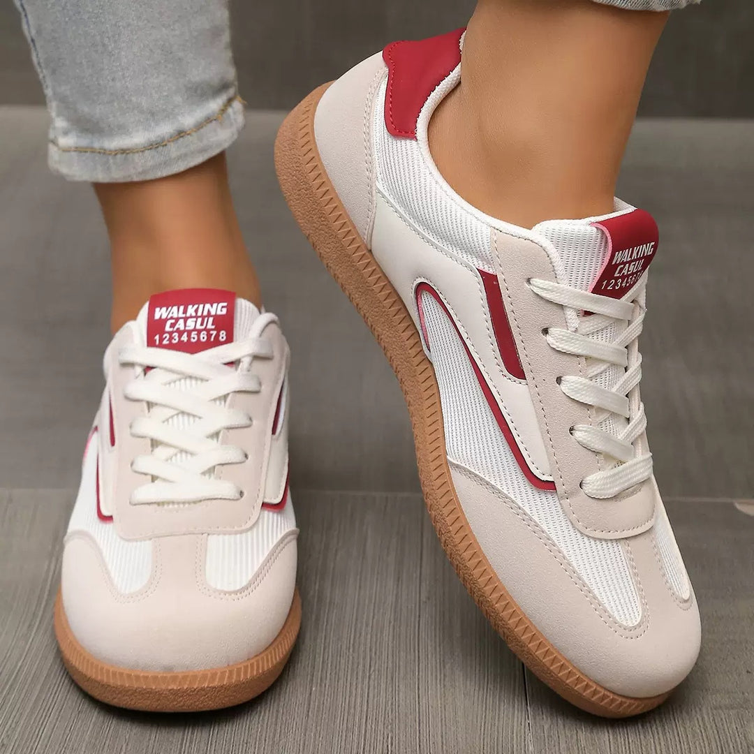 Damen Retro-Sneaker mit Gummisohle, leichtem Textilfutter und Komfortfußbett Shop Nory