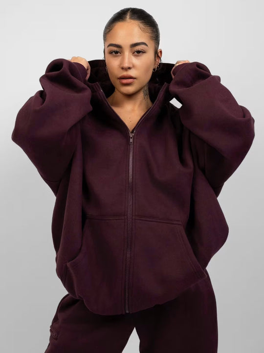 Damen Lässiges Kapuzenpullover und Jogginghose Set Shop Nory