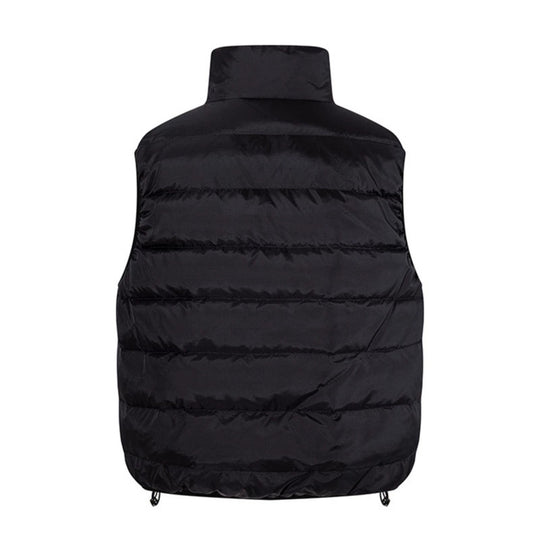 Damen gesteppte Steppweste mit hohem Stehkragen, wärmeisolierender Wattierung und regulierbarem Saum Shop Nory