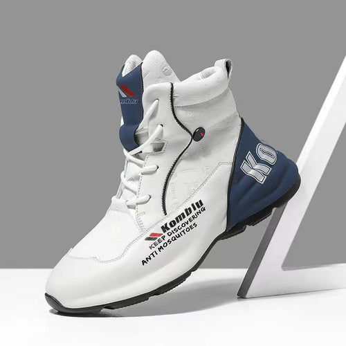Herren High-Top Performance Sneaker aus atmungsaktivem Kunstleder mit stoßdämpfender Laufsohle Shopy Nory