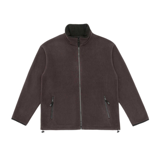 Unisex Fleece-Jacke mit Stehkragen, durchgehendem Reißverschluss und Kordelzugsaum Shop Nory