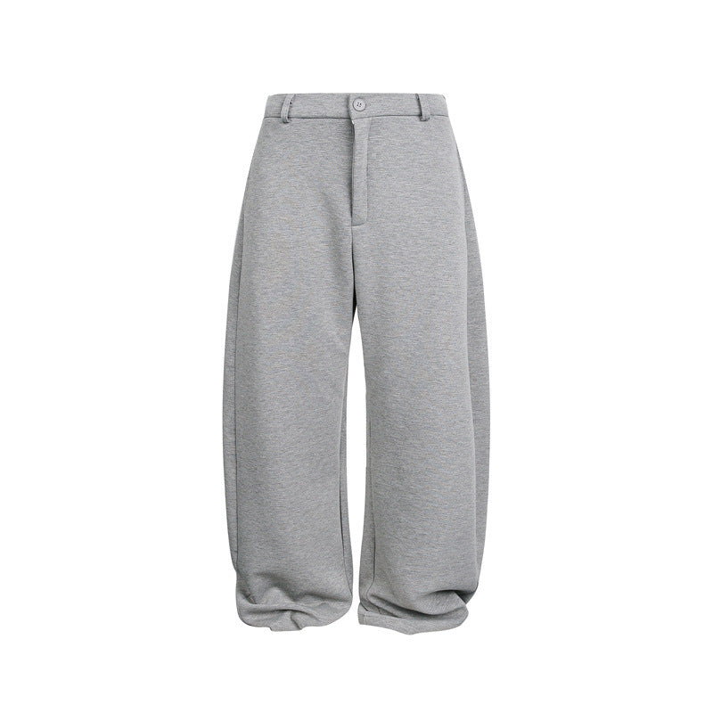 Damen Weite Cropped-Sweathose mit Gürtelschlaufen, Bundfalten und ballonförmigem Saum Shop Nory