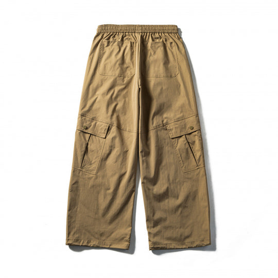Herren Weite Cargo-Hose mit elastischem Bund, Kordelzug und funktionalen Beintaschen Shop Nory