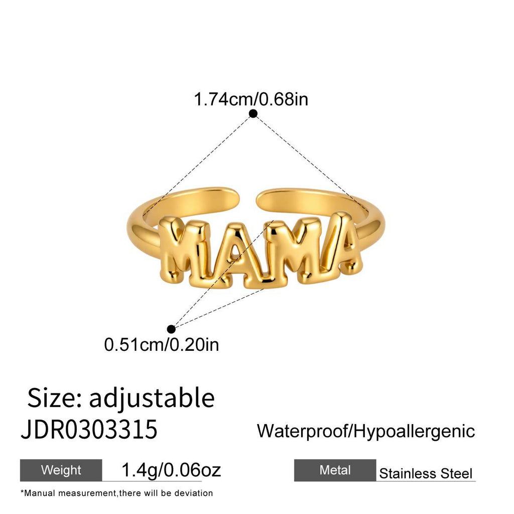Damen Armband mit personalisierten Buchstaben aus hypoallergenem Edelstahl Shop Nory