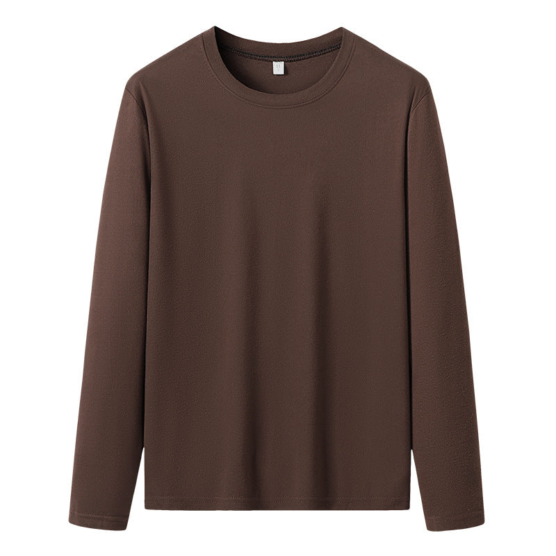 Herren Langärmeliges Rundhals-Basicsweatshirt aus weichem Baumwollmix Shop Nory