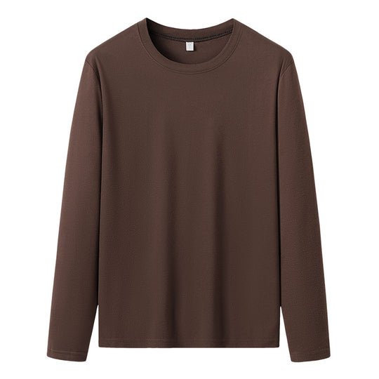 Herren Langärmeliges Rundhals-Basicsweatshirt aus weichem Baumwollmix Shop Nory