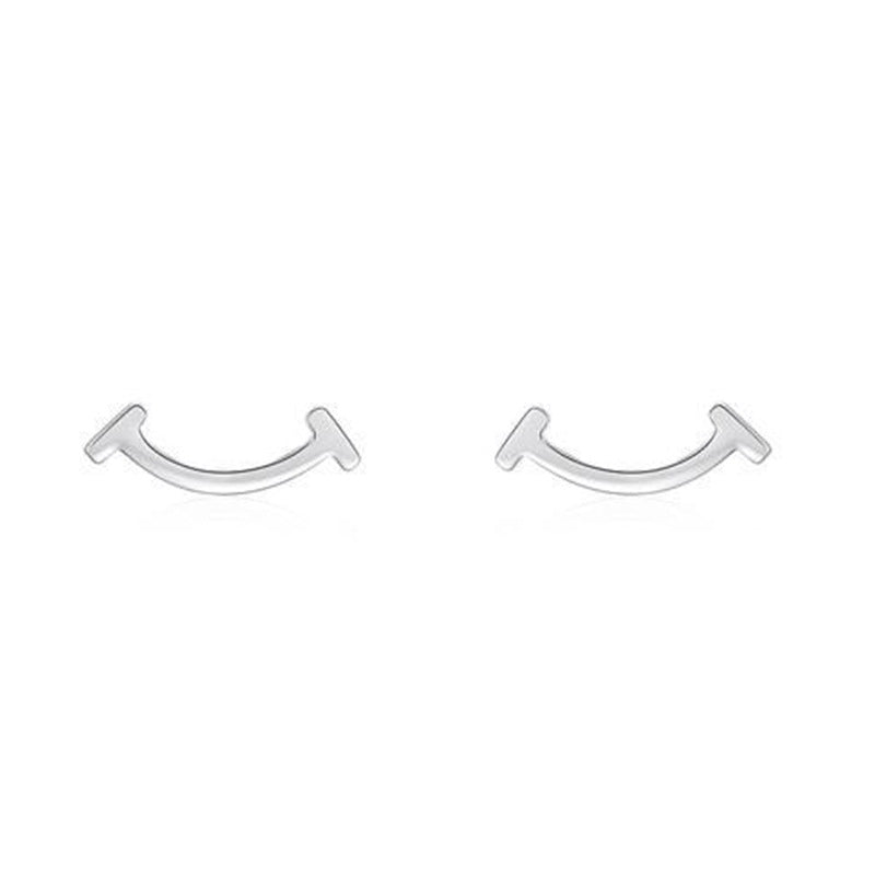 Damen Ohrringe mit modernem gebogenem Design aus hochwertigem Edelstahl Shop Nory