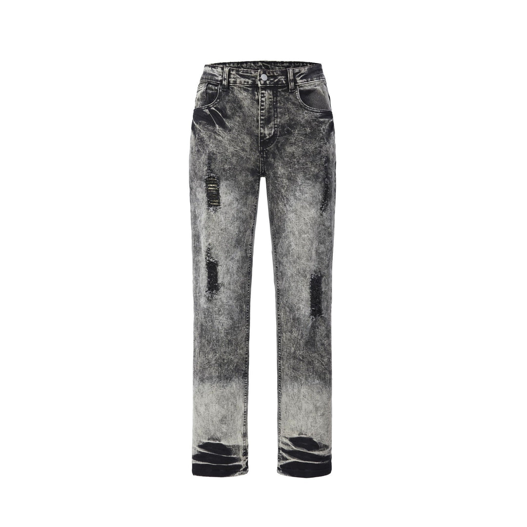 Damen Modische High-Waist Ripped Jeans Shop Nory