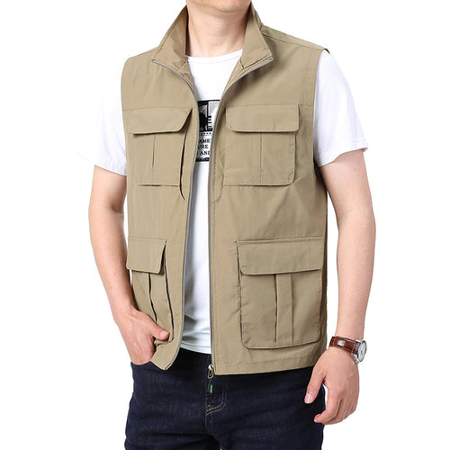 Herren Vielseitige Cargo-Weste Shop Nory