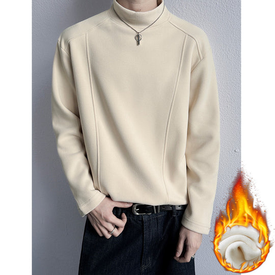 Herren Oversize Stehkragen-Sweatshirt mit Raglanärmeln und dezentem Farbverlauf Shop Nory