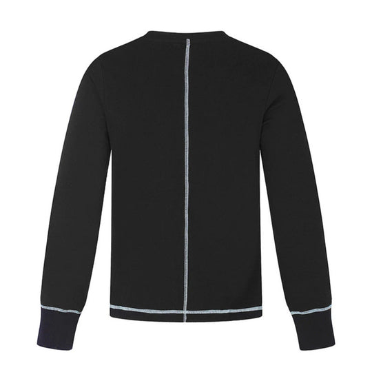 Herren Langarm-Sweatshirt mit Rundhalsausschnitt und sportischem Nummern-Print Shop Nory