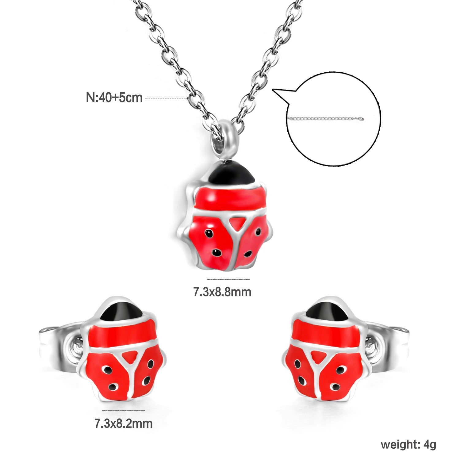 Damen Schmuckset mit Schildkrötenanhänger und passenden Ohrringen Shop Nory