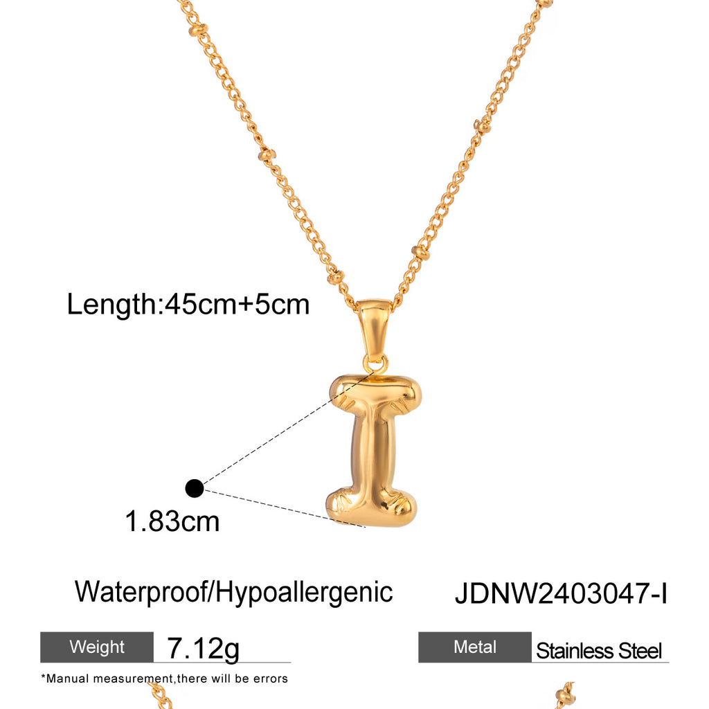 Damen Halskette mit persönlichem Z-Anhänger aus hochwertigem Edelstahl Shop Nory