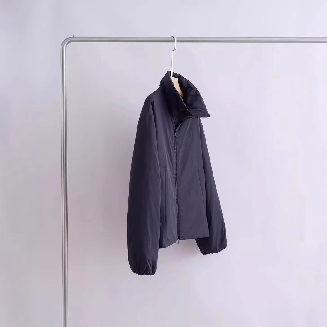 Damen Übergangsjacke mit hohem Kragen und seitlichen Taschen Shop Nory
