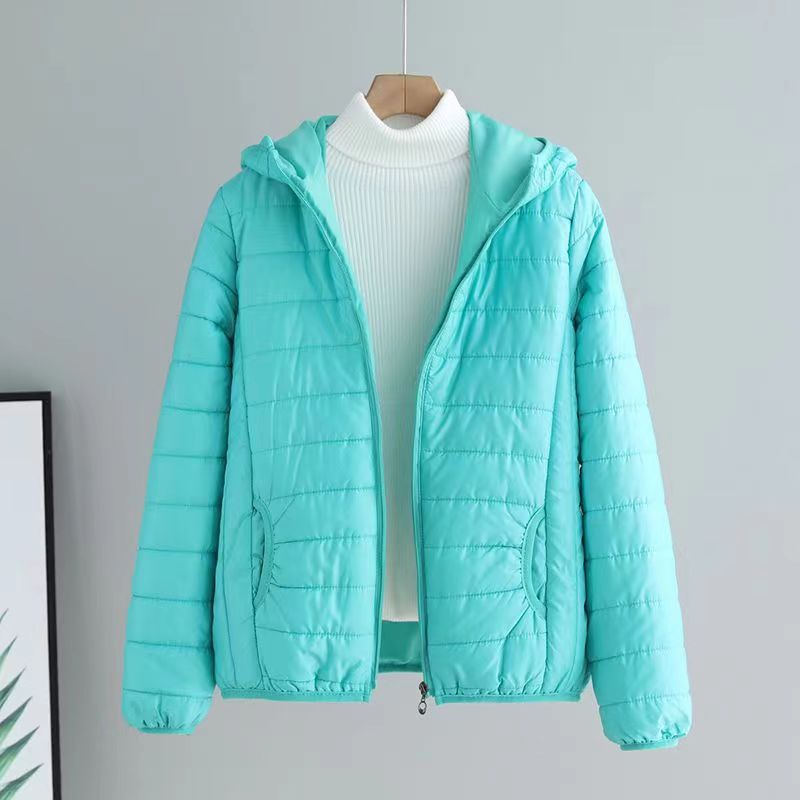 Damen leichte gesteppte Kapuzenjacke mit Thermoisolierung Shop Nory