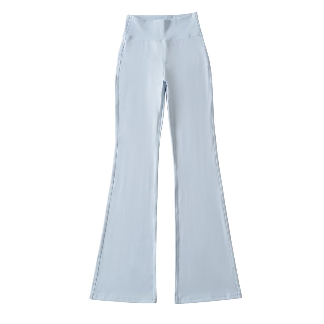 Damen Hochtaillierte ausgestellte Yoga‑Hose mit Formbund Shop Nory