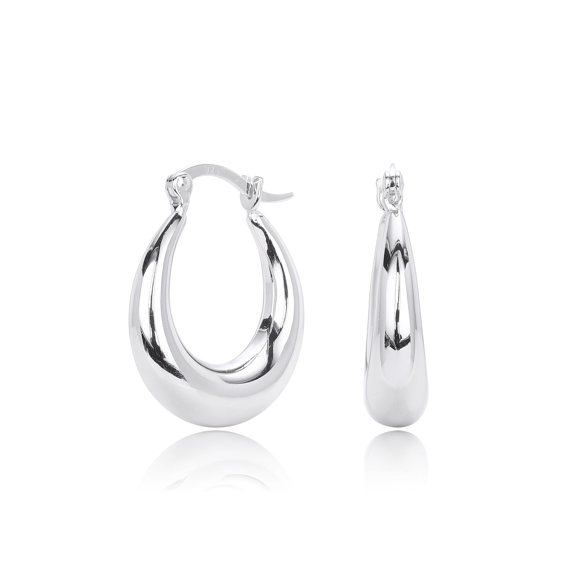 Damen Ohrhänger mit elegantem tropfenförmigem Design aus 925 Sterling Silber Shop Nory