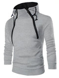Herren moderne Kapuzenpullover mit praktischem Reißverschluss