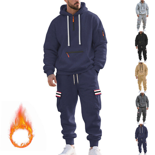 Jogginganzug Herren sportlich aus Sweatshirt und Hose