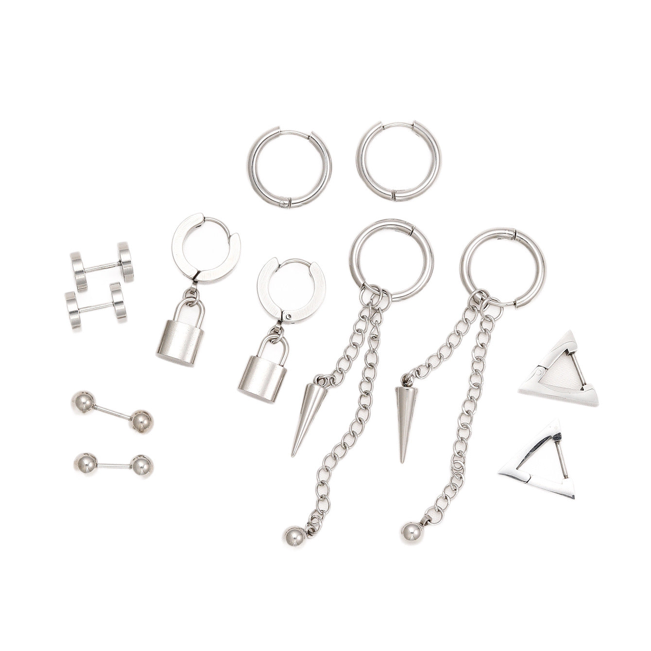 Damen Ohrschmuck Set mit modernen geometrischen und edgy Designs Shop Nory