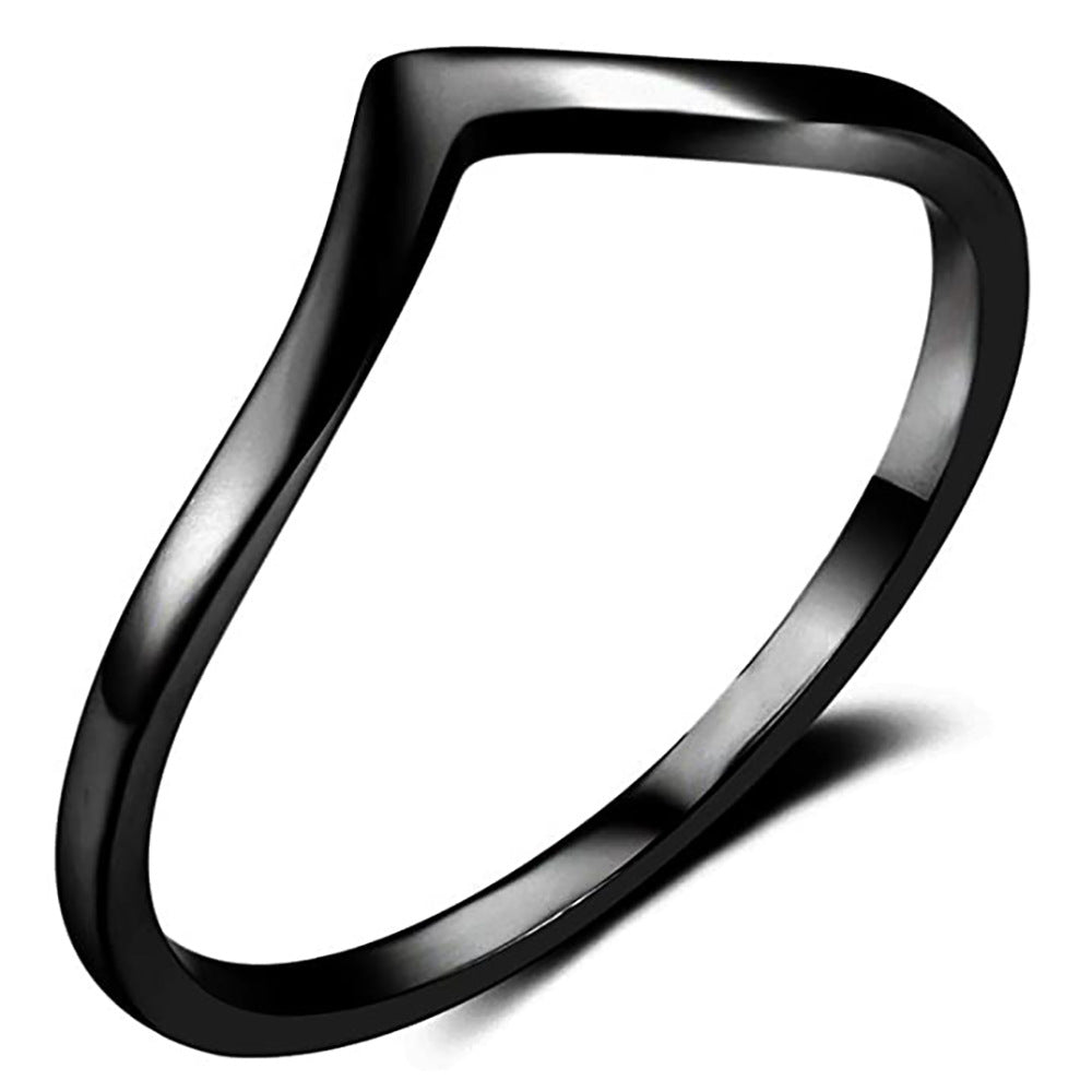 Damen Ring mit geschwungenem, minimalistischen Design Shop Nory