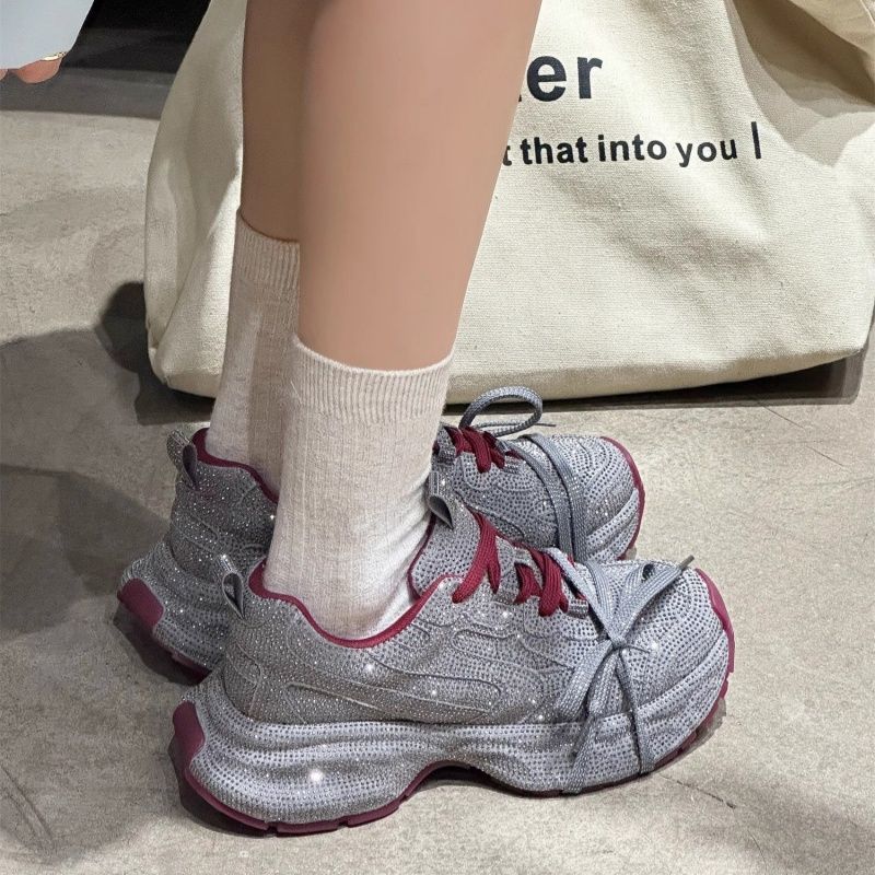 Damen Chunky-Plateau-Sneakers mit atmungsaktivem Mesh und sculpted Profil Shop Nory