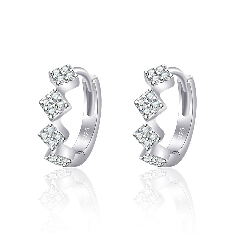 Damenohrringe mit funkelnden Zirkonia und elegantem Design Shop Nory