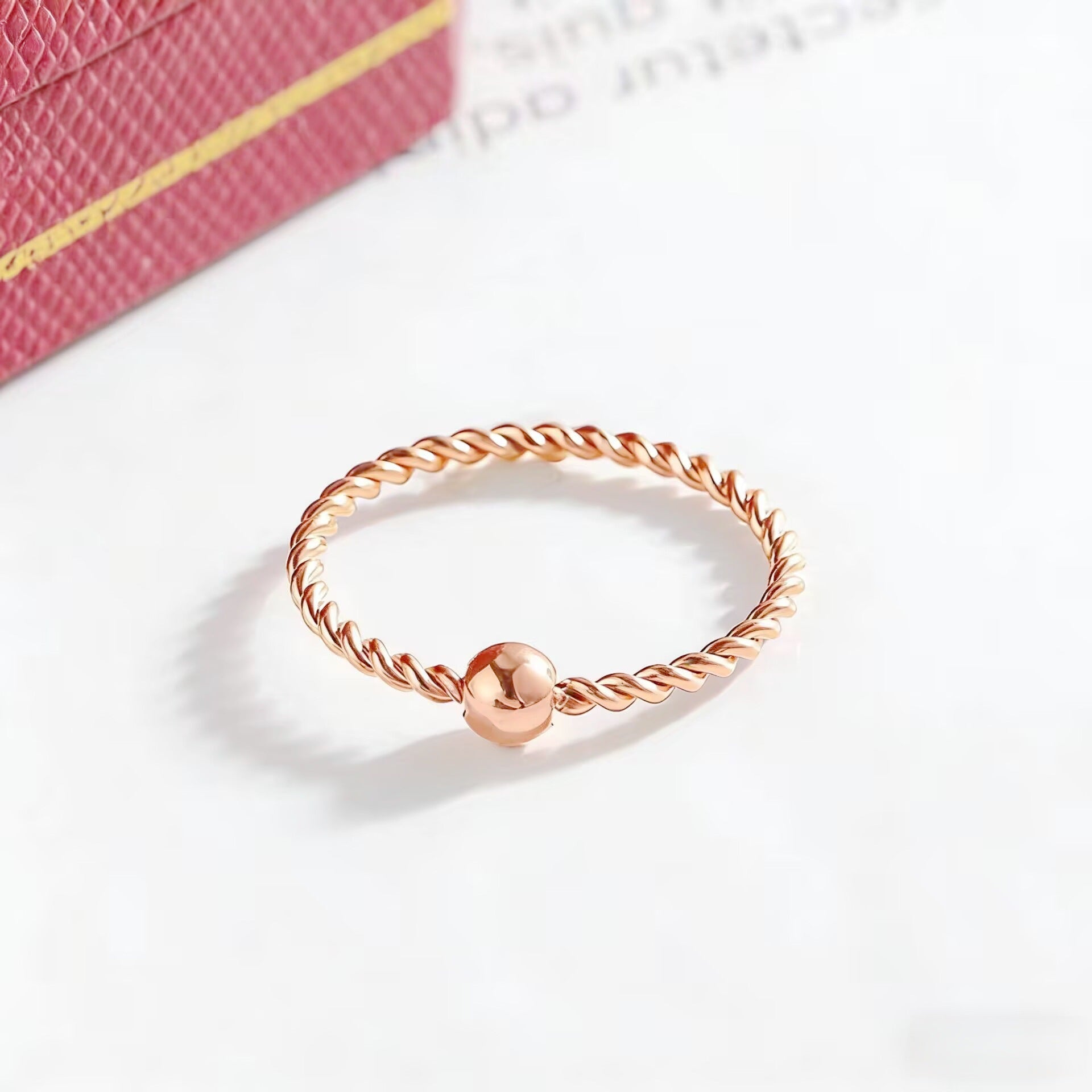 Damen Reversibler Ring mit gedrehtem Design Shop Nory