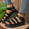 Damen Bequeme Sandalen mit verstellbarem Riemen