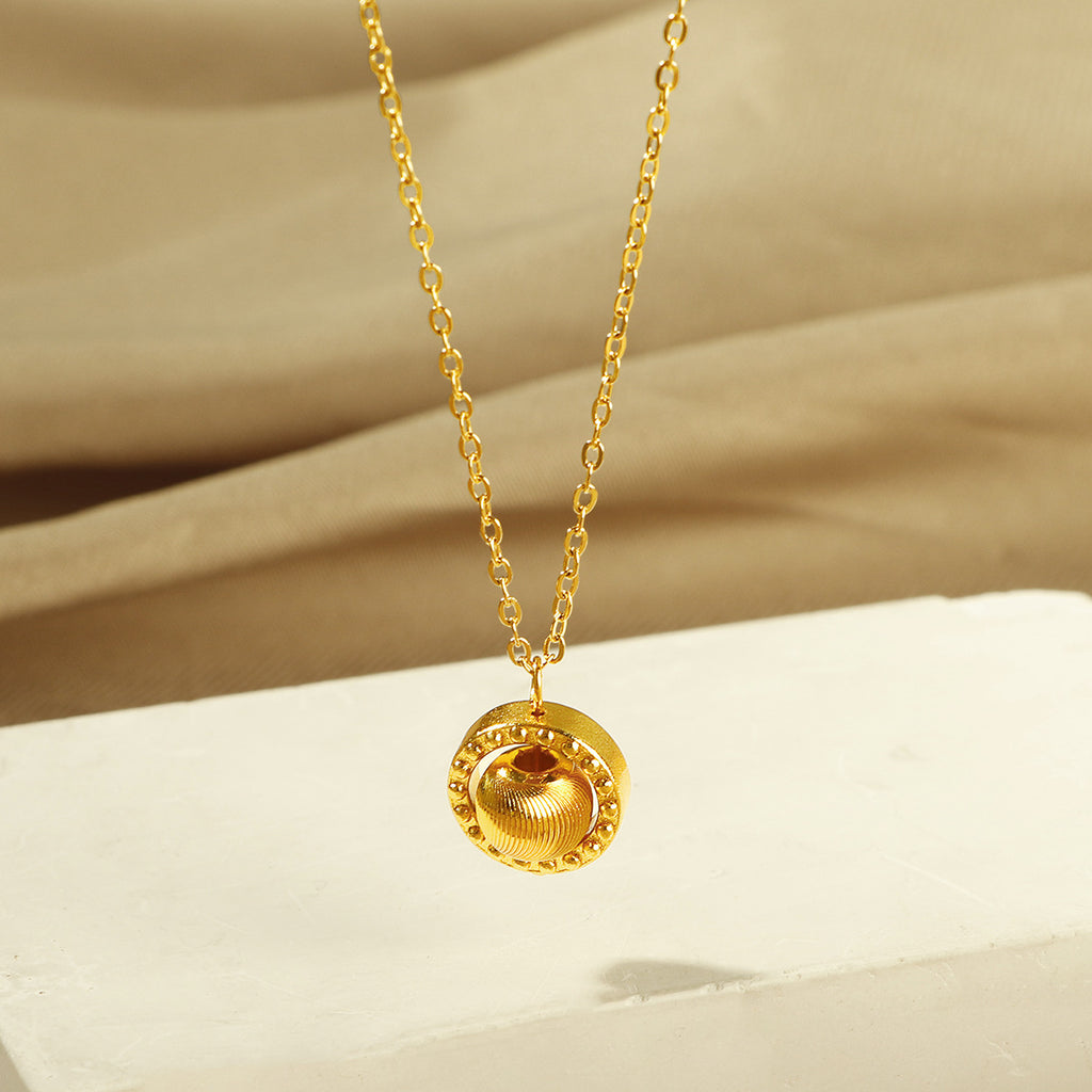 Damen Elegante vergoldete Kettenhalskette Shop Nory
