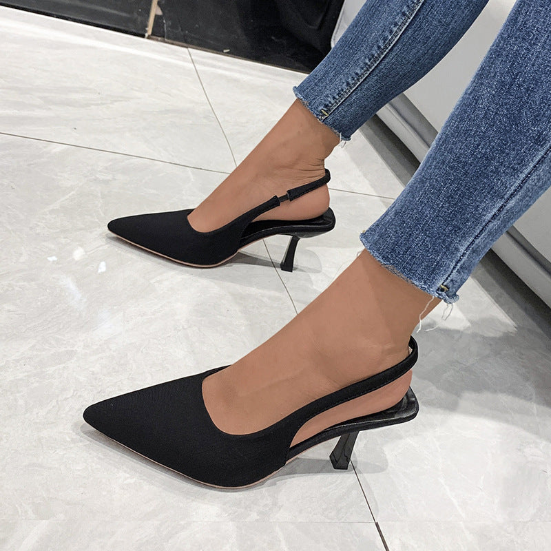Damen Slingback-Pumps mit spitzem Zehenbereich und elegantem Design Shopnory