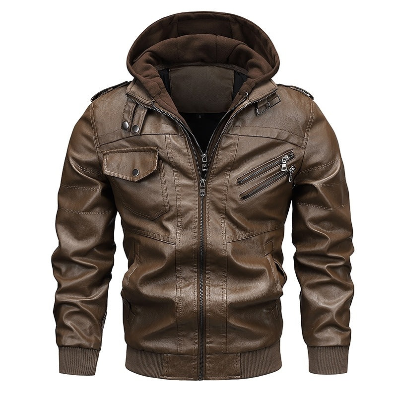 Herren Modische Kapuzenjacke mit Taschen Shop Nory