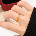 Damen dünner Ring mit eleganter, strukturierter Oberfläche Shop Nory