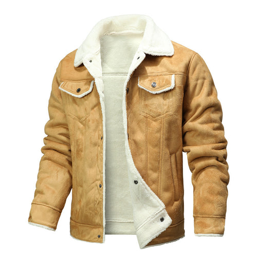 Herren Wildlederoptik Jacke Shop Nory