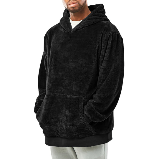 Herren kuscheliger Fleece-Hoodie