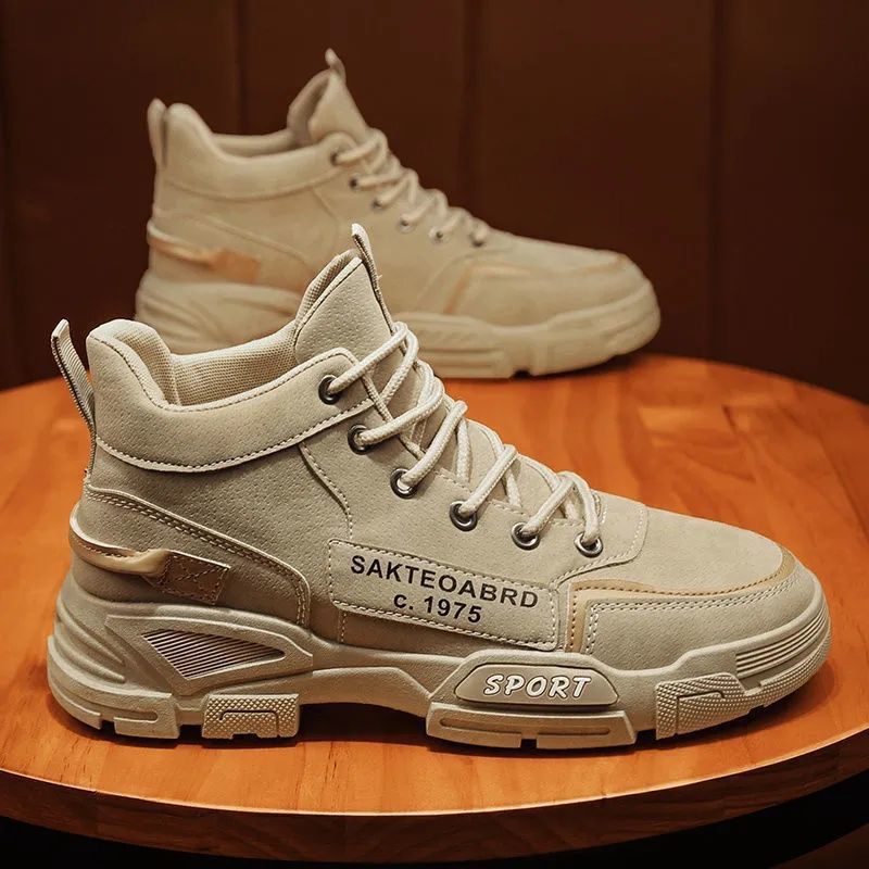 Herren Sportliche High-Top Sneakers mit robustem Profil